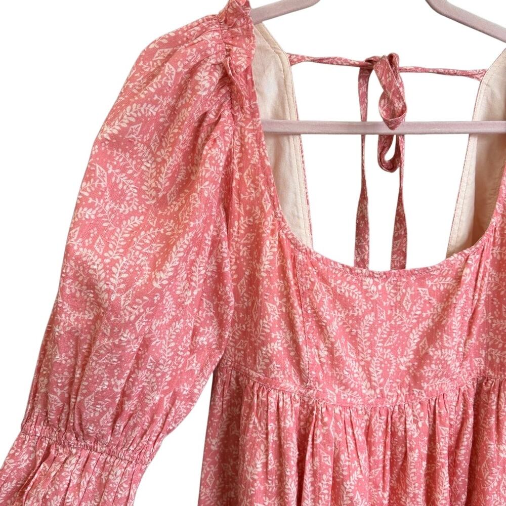 Anthropologie Pilcro Long Sleeve Babydoll Mini Dress‎ Size Medium MSRP $158 Puff - Picture 8 of 15